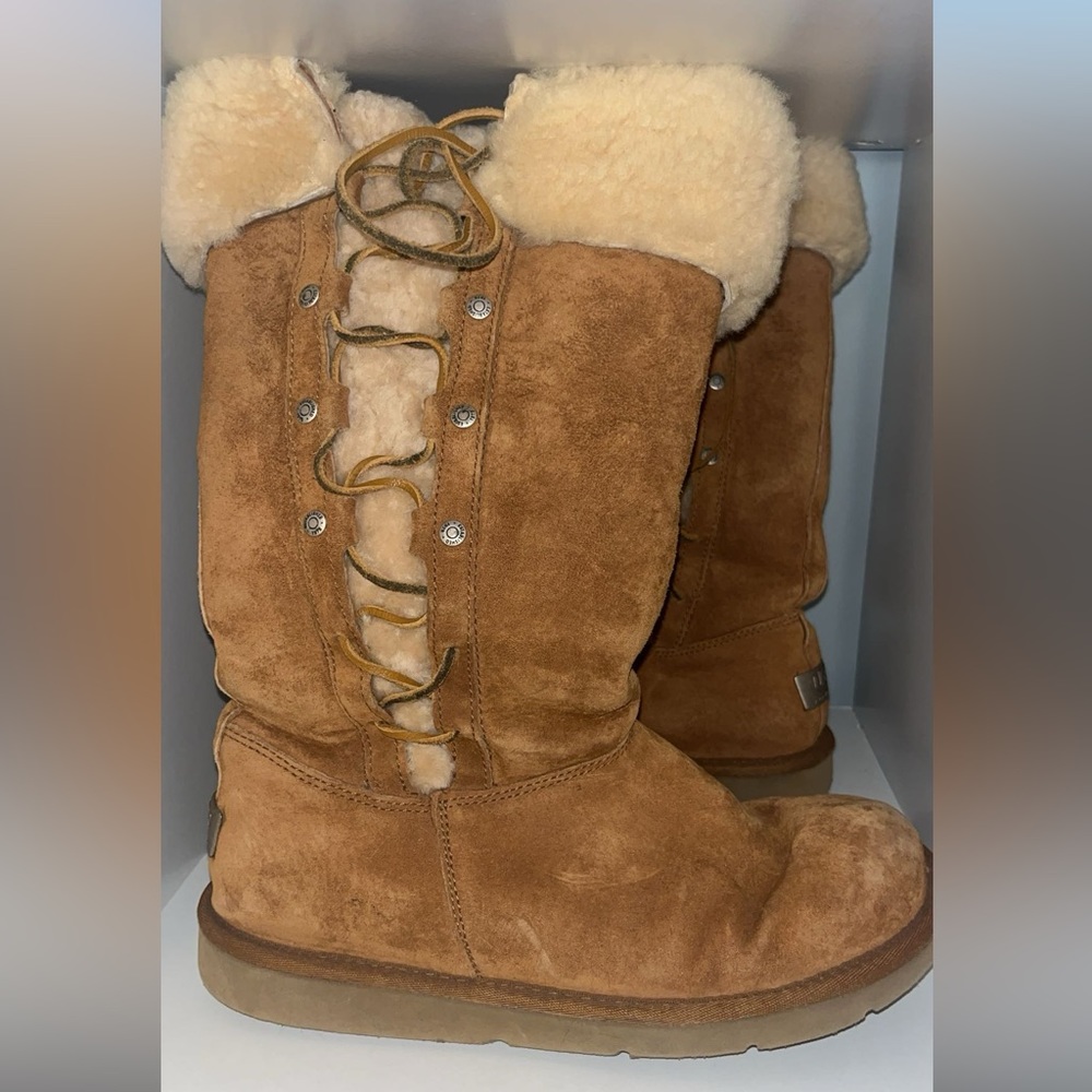 UGG Brown Boots With Side Laces
